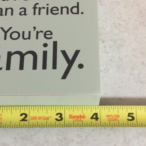 Hallmark 4” You’re More Than a Friend sign - Picture 4 of 6